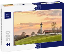 Lais Puzzle - Endlkirchen, Filialkirche, Kirche, St. Michael, Erlbach, Landkreis Altötting, Oberbayern, Bayern, Deutschland - 500 Teile