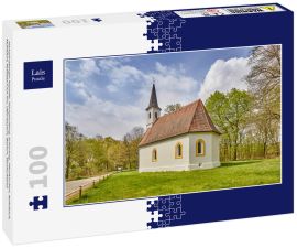 Lais Puzzle - Hampersberger Kapelle, Hampersberg, Erharting, Pleiskirchen, Rohrbach, Mühldorf, Mühldorf am Inn, Oberbayern, Bayern, Deutschland - 100 Teile