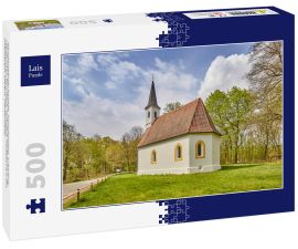 Lais Puzzle - Hampersberger Kapelle, Hampersberg, Erharting, Pleiskirchen, Rohrbach, Mühldorf, Mühldorf am Inn, Oberbayern, Bayern, Deutschland - 500 Teile