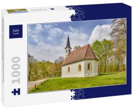 Lais Puzzle - Hampersberger Kapelle, Hampersberg, Erharting, Pleiskirchen, Rohrbach, Mühldorf, Mühldorf am Inn, Oberbayern, Bayern, Deutschland - 1.000 Teile