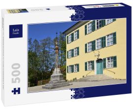 Lais Puzzle - Denkmal vor Wasserschloss in Unterwittelsbach bei Aichach - 500 Teile