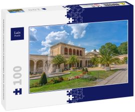 Lais Puzzle - Arkadenbau und Kurgarten in Bad Kissingen, Bayern, Deutschland - 100 Teile