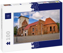 Lais Puzzle - Denkmalschütze Ruine: die teilrenovierte evangelische Stadtpfarrkirche St. Marien in Wriezen - 100 Teile