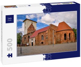 Lais Puzzle - Denkmalschütze Ruine: die teilrenovierte evangelische Stadtpfarrkirche St. Marien in Wriezen - 500 Teile