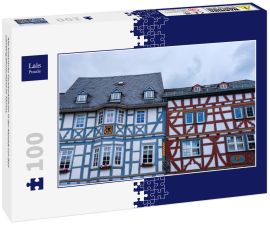 Lais Puzzle - Alte historische Fachwerkhäuser in der Altstadt von Bad Camberg/Deutschland im Taunus - 100 Teile