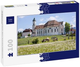 Lais Puzzle - Die Wieskirche in Steingaden, Bayern, Deutschland: Wallfahrtskirche und Weltkulturerbe - 100 Teile