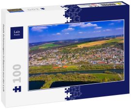 Lais Puzzle - Stadt Schonungen in Bayern aus der Luft - 100 Teile