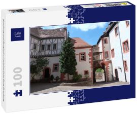 Lais Puzzle - Kernburg und Burghof mittelalterliche Burg Breuberg - 100 Teile