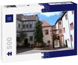 Lais Puzzle - Kernburg und Burghof mittelalterliche Burg Breuberg - 500 Teile