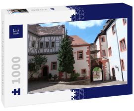 Lais Puzzle - Kernburg und Burghof mittelalterliche Burg Breuberg - 1.000 Teile