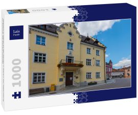 Lais Puzzle - Rathaus in Wörth an der Donau in Bayern bei Regensburg im Sommer bei blauem Himmel - 1.000 Teile