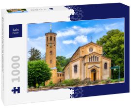 Lais Puzzle - Die historische Dorfkirche in Caputh-Schwielowsee in Brandenburg an der Havel, Deutschland - 1.000 Teile