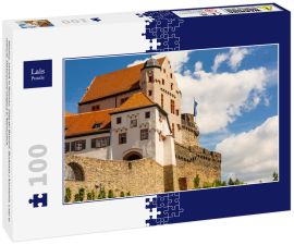 Lais Puzzle - Niemcy, zamek w Alzenau. Zabytki Bawarii. Budowla z kamienia. Lato w miescie. Historyczne miejsca w Niemczech. - 100 Teile