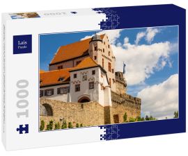 Lais Puzzle - Niemcy, zamek w Alzenau. Zabytki Bawarii. Budowla z kamienia. Lato w miescie. Historyczne miejsca w Niemczech. - 1.000 Teile