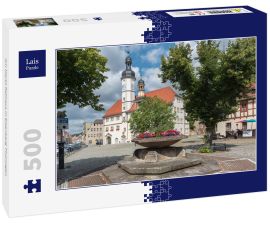 Lais Puzzle - Am Markt Rathaus in Eisenberg Thüringen - 500 Teile