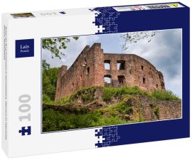 Lais Puzzle - Ruine der Burg Freienstein in Gammelsbach, Oberzent im Odenwald, Hessen, Deutschland - 100 Teile