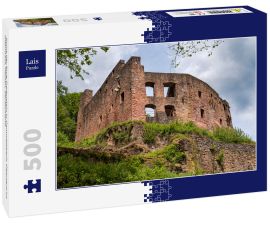 Lais Puzzle - Ruine der Burg Freienstein in Gammelsbach, Oberzent im Odenwald, Hessen, Deutschland - 500 Teile