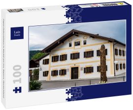 Lais Puzzle - Papst Geburtshaus in Marktl am Inn, Bayern, Deutschland - 100 Teile
