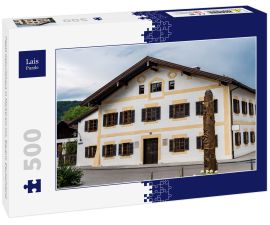 Lais Puzzle - Papst Geburtshaus in Marktl am Inn, Bayern, Deutschland - 500 Teile