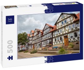 Lais Puzzle - Straße mit Fachwerkhäusern in Bad Sooden-Allendorf in Deutschland. - 500 Teile