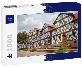 Lais Puzzle - Straße mit Fachwerkhäusern in Bad Sooden-Allendorf in Deutschland. - 1.000 Teile