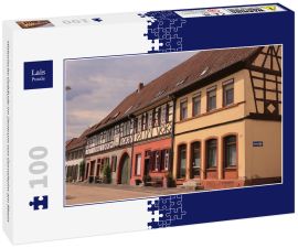 Lais Puzzle - Historische Gebäude im Zentrum von Gernsheim am Rhein - 100 Teile