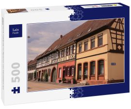 Lais Puzzle - Historische Gebäude im Zentrum von Gernsheim am Rhein - 500 Teile