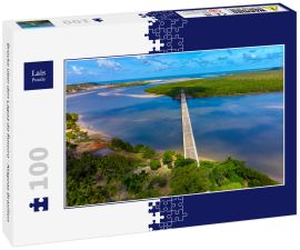 Lais Puzzle - Brücke über den Lagoa do Roteiro - Alagoas Brasilien - 100 Teile