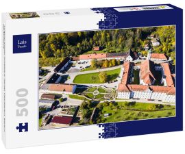 Lais Puzzle - Luftbild Kloster Schäftlarn, Isartal, Oberbayern, Bayern, Deutschland, - 500 Teile