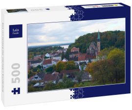 Lais Puzzle - Blick vom Geisberg über Oderberg in Brandenburg - 500 Teile