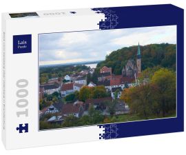 Lais Puzzle - Blick vom Geisberg über Oderberg in Brandenburg - 1.000 Teile