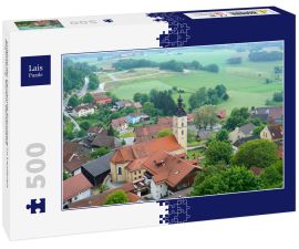 Lais Puzzle - Luftbild der Gemeinde Brennberg im Landkreis Regensburg, Bayern, Deutschland - 500 Teile