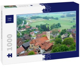 Lais Puzzle - Luftbild der Gemeinde Brennberg im Landkreis Regensburg, Bayern, Deutschland - 1.000 Teile