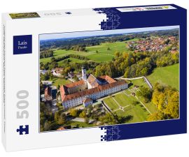 Lais Puzzle - Luftbild des Klosters Dietramszell, Dietramszell, Tölzer Land, Oberbayern, Bayern, Deutschland - 500 Teile