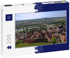 Lais Puzzle - Blick über die Altstadt von Klingenberg am Main in Unterfranken, Bayern, Deutschland - 200 Teile