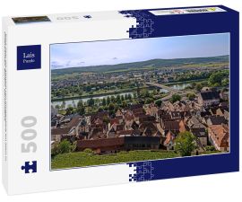 Lais Puzzle - Blick über die Altstadt von Klingenberg am Main in Unterfranken, Bayern, Deutschland - 500 Teile