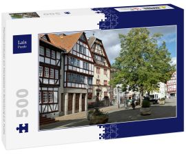 Lais Puzzle - Fachwerkhäuser am Marktplatz in Rotenburg a.d. Fulda - 500 Teile