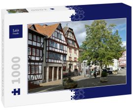 Lais Puzzle - Fachwerkhäuser am Marktplatz in Rotenburg a.d. Fulda - 1.000 Teile