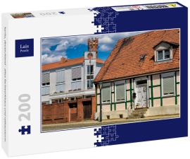 Lais Puzzle - kyritz, deutschland - altes fachwerkhaus und rathausturm - 200 Teile