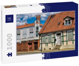 Lais Puzzle - kyritz, deutschland - altes fachwerkhaus und rathausturm - 1.000 Teile