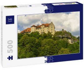Lais Puzzle - Burg Rabenstein im Ahorntal, Fränkische Schweiz, Landkreis Bayreuth, Franken, Oberfranken, Bayern, Deutschland - 500 Teile