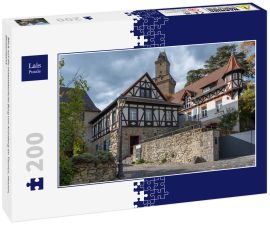Lais Puzzle - Blick auf die mittelalterliche Burg von Kronberg im Taunus, Hessen, Deutschland - 200 Teile