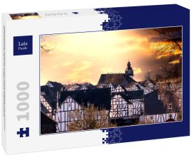 Lais Puzzle - Historischer Ortskern von Freudenberg mit schönen Fachwerkhäusern im Siegerland, Deutschland - 1.000 Teile