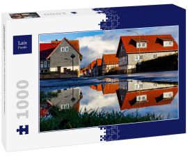 Lais Puzzle - Häuserspiegelung in Herleshausen in Hessen Deutschland - 1.000 Teile