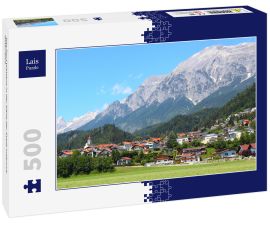Lais Puzzle - Das Dorf Wattens in der Nähe der Stadt Insbruck, Österreich - 500 Teile
