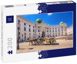 Lais Puzzle - Fiaker vor der Alten Hofburg, Wien, Österreich - 200 Teile