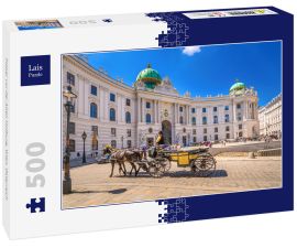 Lais Puzzle - Fiaker vor der Alten Hofburg, Wien, Österreich - 500 Teile