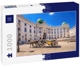 Lais Puzzle - Fiaker vor der Alten Hofburg, Wien, Österreich - 1.000 Teile
