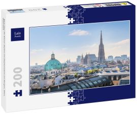Lais Puzzle - Blick über die Wiener Skyline mit Stephansdom am Morgen, Wien, Österreich - 200 Teile