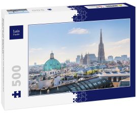 Lais Puzzle - Blick über die Wiener Skyline mit Stephansdom am Morgen, Wien, Österreich - 500 Teile